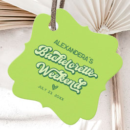 Etiquetas Para Lembrancinhas Bachelorette da Piscina Summer Neon