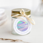 Etiquetas Para Lembrancinhas Bachelorette Holográfico do Último Disco<br><div class="desc">Projetado para coordenar com a Coleção de Convite Bachelorette "Last Disco". Para alterar os detalhes, clique em "Detalhes". Para mover o texto ou alterar o tamanho, a fonte ou a cor, clique em "Editar usando a Ferramenta de Design". Visualize o link de coleção nesta página para ver todos os itens...</div>