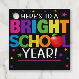 Etiquetas Para Lembrancinhas Back To School Gift Tag, Bright School Year Gift