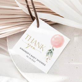 Etiquetas Para Lembrancinhas Balão rosa, Eucalyptus, Greenerescência, Chá de fr