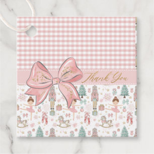 Etiquetas Para Lembrancinhas Balé de Natal Rosa do Pastel