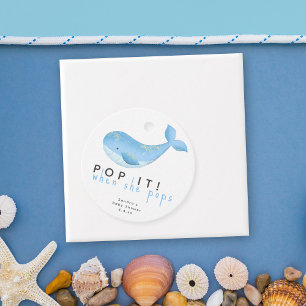 Etiquetas Para Lembrancinhas Baleia d'água - pop! quando ela pop!