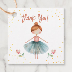 Etiquetas Para Lembrancinhas Ballerina Balé Red Hair Girl Aniversário