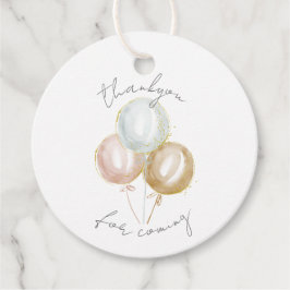 Etiquetas Para Lembrancinhas Balões Pastel Agradecimento