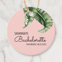Etiquetas Para Lembrancinhas Banana Leaf Bachelorette moderna do século meio