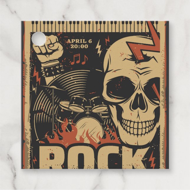 Etiquetas Para Lembrancinhas Banda (Frente)