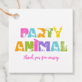 Etiquetas Para Lembrancinhas Bandas de Favor de Aniversário Coloridas do Partid