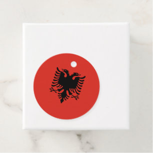 Etiquetas Para Lembrancinhas Bandeira albanesa