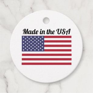 Etiquetas Para Lembrancinhas Bandeira Americana Feita nos EUA