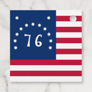 Etiquetas Para Lembrancinhas Bandeira da Batalha Americana de 1776 Estandarte d