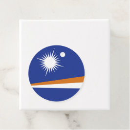 Etiquetas Para Lembrancinhas bandeira das Ilhas Marshall