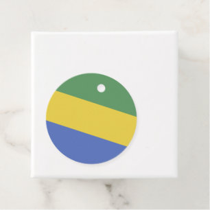 Etiquetas Para Lembrancinhas Bandeira do Gabão