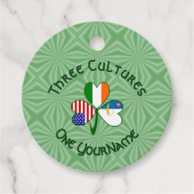 Bandeira do Trevo Americano Irlandês Açoriano