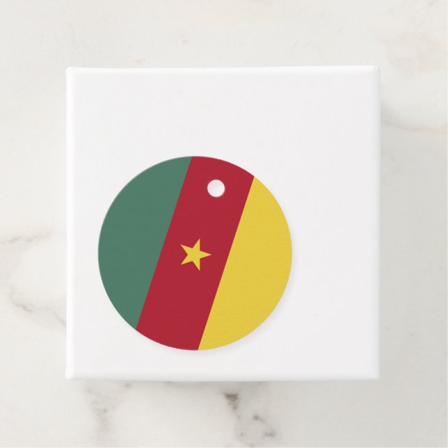Etiquetas Para Lembrancinhas Bandeira dos Camarões (In Situ)