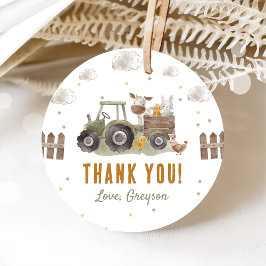 Etiquetas Para Lembrancinhas Barn de Festas de aniversário de Trator Fazenda