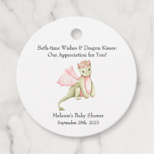 Etiquetas Para Lembrancinhas Bath-time Wish e Dragon Kisses Tags