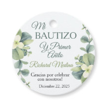 Batismo bonito e as primeiras folhas verdes de ani