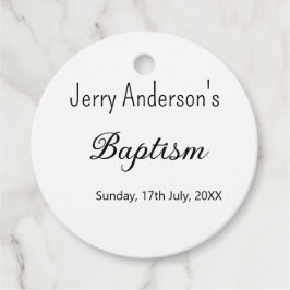 Etiquetas Para Lembrancinhas Batismo católico crianças modernas e simples QR mí