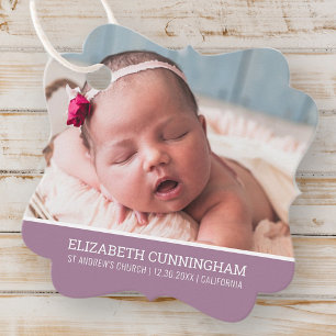 Etiquetas Para Lembrancinhas Batismo Para Ela Fotografia personalizada simples
