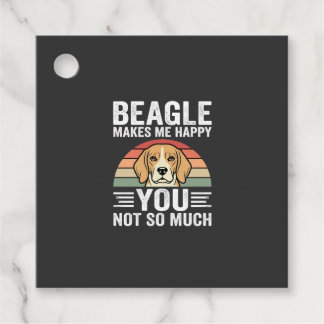 Etiquetas Para Lembrancinhas Beagle Me Faz Feliz Amante de Cachorros