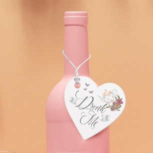 Etiquetas Para Lembrancinhas Beba-me! Casamento Vintage Alice no País das Marav