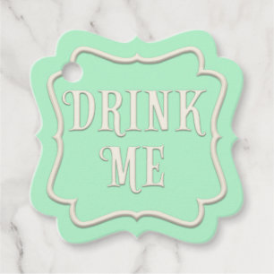 Etiquetas Para Lembrancinhas "Beba-me" Festa de Tea Maravilha Personalizada