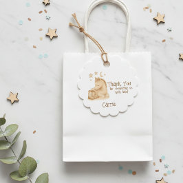 Etiquetas Para Lembrancinhas Bebê Cowboy Boots e Chá de fraldas Foto Obrigado