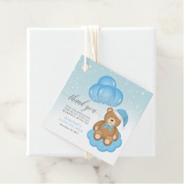 Etiquetas Para Lembrancinhas Bebê de Natal Azul Bebê Sonolento Obrigado