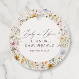 Etiquetas Para Lembrancinhas Bebê em Bloomb Primavera, Chá de fraldas de flor s