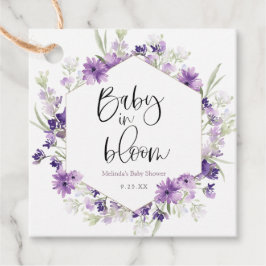 Etiquetas Para Lembrancinhas Bebê em Lavandas de Sangue