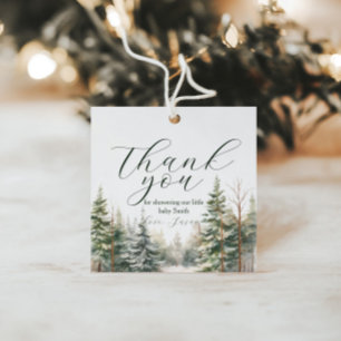 Etiquetas Para Lembrancinhas Bebê Está Frio Fora do Chá de fraldas de inverno