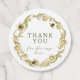 Etiquetas Para Lembrancinhas Bebê para Bee Daisy Wildflower