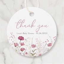 Bebê Rosa Em Chá de fraldas De Flor Floral