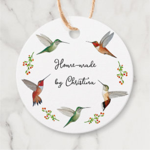 Etiquetas Para Lembrancinhas Beija-flor Personalizado