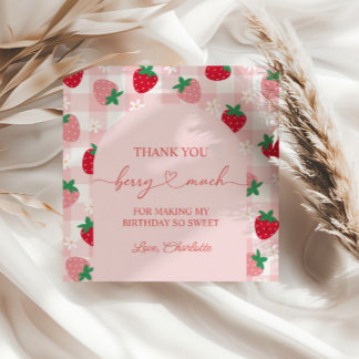 Etiquetas Para Lembrancinhas Berry First Birthday Favor Tags Strawberry Party