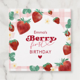 Etiquetas Para Lembrancinhas Berry First Birthday Girl primeiro aniversario Str