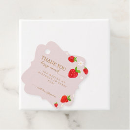 Etiquetas Para Lembrancinhas Berry Primeiro 11 rua Morango Aniversário Obrigado