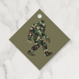 Etiquetas Para Lembrancinhas Bigfoot Sasquatch Camo