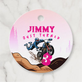 Etiquetas Para Lembrancinhas Biker Kid Stirt Stunt Bike Birthday Favorour Tags