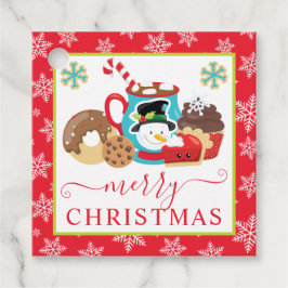 Etiquetas Para Lembrancinhas Biscoitos de Inverno Fofos e Chocolate Natal