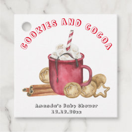 Etiquetas Para Lembrancinhas Biscoitos de Natal e chás de fraldas de cacau