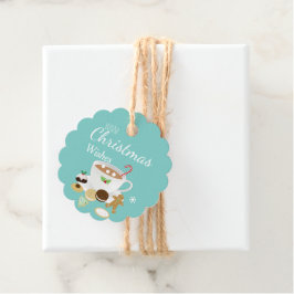 Etiquetas Para Lembrancinhas Biscoitos de Natal e chocolate quente férias