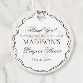 Etiquetas Para Lembrancinhas Black Lingerie Shower Bachelorette Party Bridal