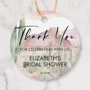 Etiquetas Para Lembrancinhas Boho Aquarela Deserto Natureza Cactus Obrigado