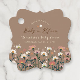 Etiquetas Para Lembrancinhas Boho Chic Wildflower Baby in Bloom Chá