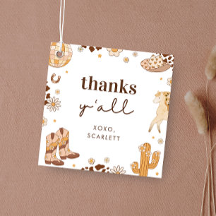 Etiquetas Para Lembrancinhas Boho First Rodeo Cowgirl Aniversário Favorece Etiq