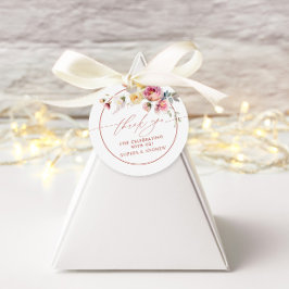 Etiquetas Para Lembrancinhas Boho Garden Rosa Flores De Casamento Marcas De Fav