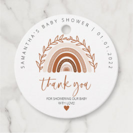 Etiquetas Para Lembrancinhas Boho Rainbow Favor Tag , Terthy Terracotta Tones