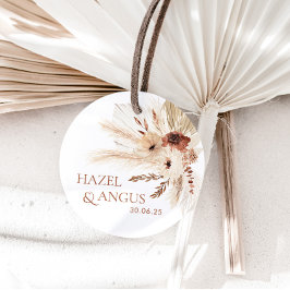 Etiquetas Para Lembrancinhas Boho Rust Wedding Tags Favor Obrigado HAZEL