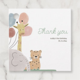 Etiquetas Para Lembrancinhas Boho Safari Animal Obrigado Tag Favorável